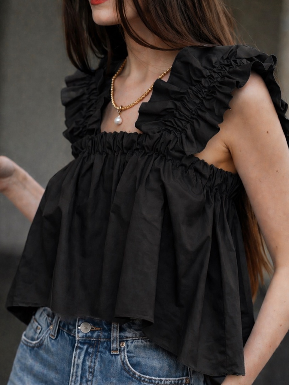 Monica Nera Maya Top